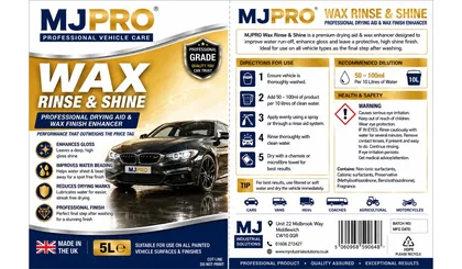 MJ Pro Wax Rinse and Shine